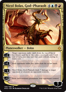 Nicol Bolas, God-Pharaoh (Hour of Devastation) Near Mint
