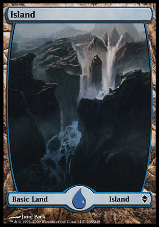 Island (235) (Zendikar) Good