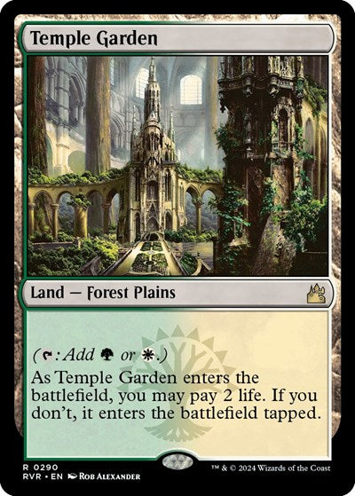 Temple Garden (Ravnica Remastered) Near Mint