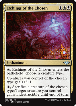 Etchings of the Chosen (Modern Horizons) Near Mint Foil