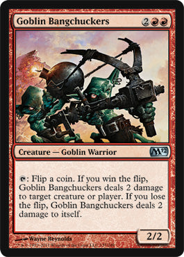 Goblin Bangchuckers (Magic 2012 Core Set) Near Mint Foil