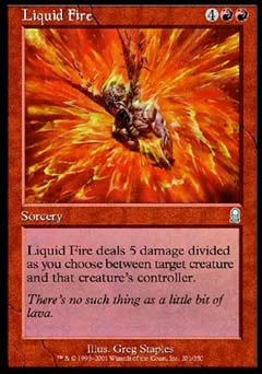 Liquid Fire (Odyssey) Near Mint Foil