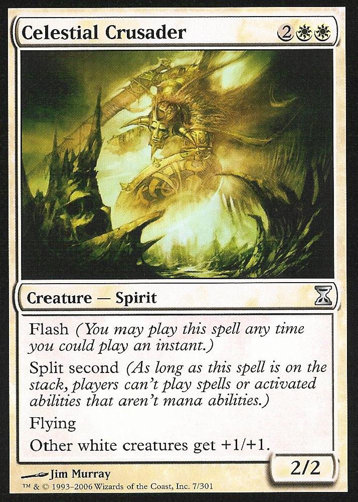 Celestial Crusader (Time Spiral) Near Mint Foil