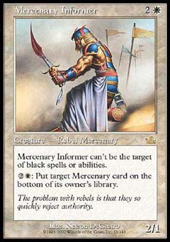 Mercenary Informer (Prophecy) Near Mint