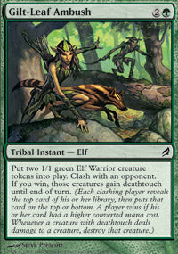 Gilt-Leaf Ambush (Lorwyn) Near Mint Foil
