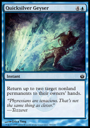 Quicksilver Geyser (Mirrodin Besieged) Near Mint Foil