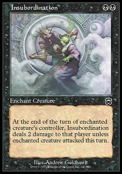 Insubordination (Mercadian Masques) Near Mint