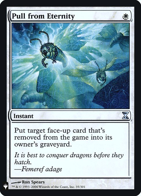 Pull from Eternity (Mystery Booster Retail Edition Foils) Near Mint Foil