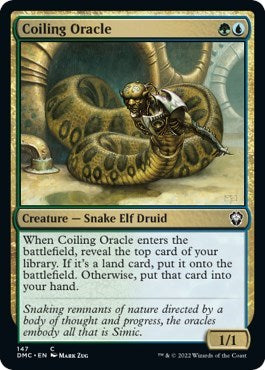 Coiling Oracle (Commander: Dominaria United) Near Mint