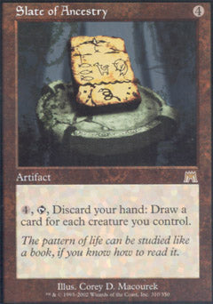 Slate of Ancestry (Onslaught) Light Play Japanese