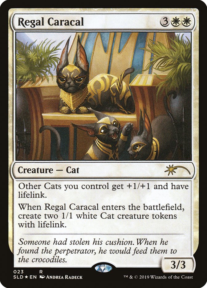 Regal Caracal (Secret Lair) Near Mint