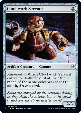 Clockwork Servant (Throne of Eldraine) Near Mint Foil