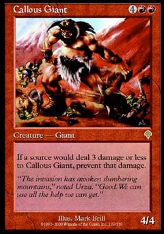 Callous Giant (Invasion) Near Mint