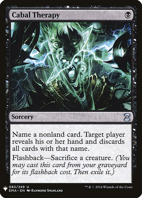 Cabal Therapy (Mystery Booster) Near Mint
