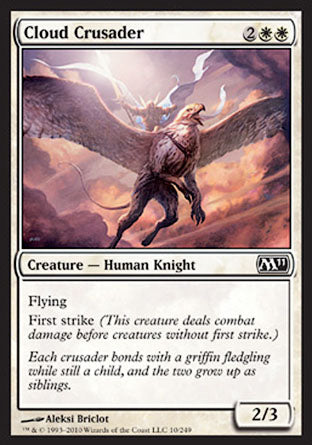 Cloud Crusader (Magic 2011 Core Set) Near Mint Foil