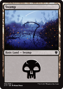 Swamp (302) (Commander 2017) Near Mint