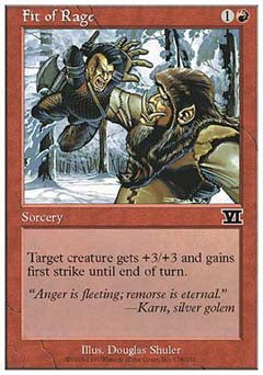 Fit of Rage (Classic 6th Edition) Near Mint