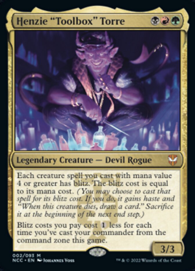 Henzie Toolbox Torre (Commander: Streets of New Capenna) Near Mint Foil