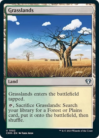 Grasslands (Commander Masters) Near Mint