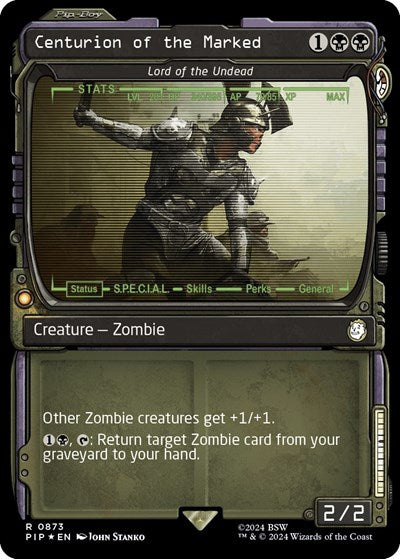 Centurion of the Marked - Lord of the Undead (Showcase) (Surge Foil) (Universes Beyond: Fallout) Near Mint