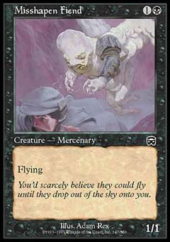 Misshapen Fiend (Mercadian Masques) Near Mint