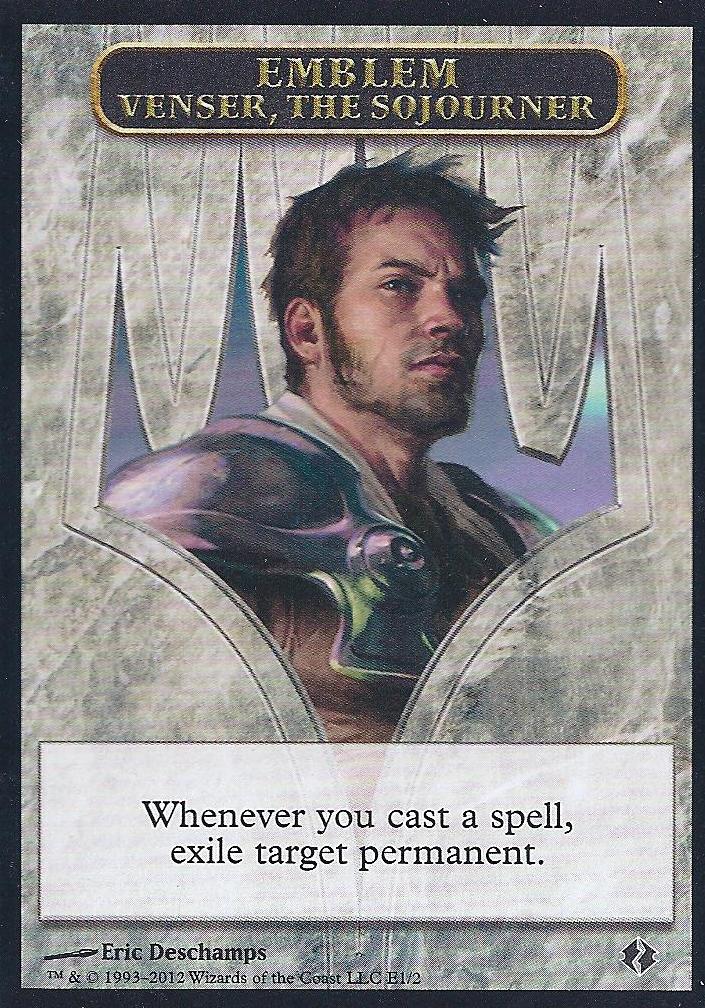 Emblem Venser the Sojourner (Duel Decks: Venser vs Koth) Near Mint