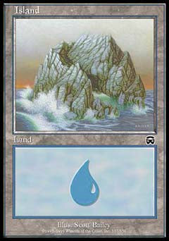 Island (337) (Mercadian Masques) Near Mint