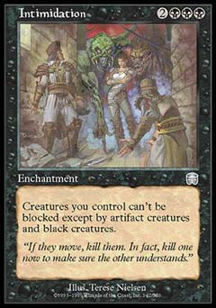 Intimidation (Mercadian Masques) Near Mint