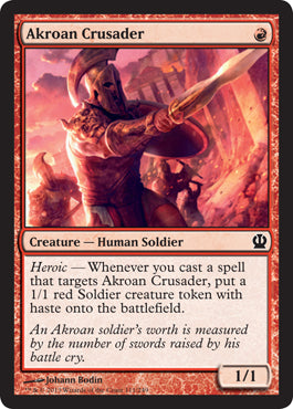 Akroan Crusader (Theros) Near Mint Foil