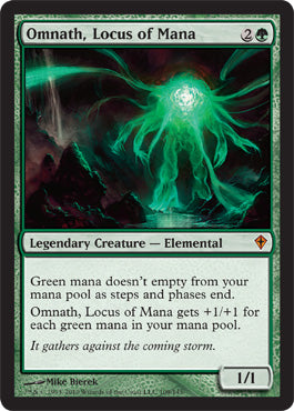 Omnath, Locus of Mana (Worldwake) Near Mint Foil