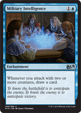 Military Intelligence (Magic 2015 Core Set) Near Mint Foil