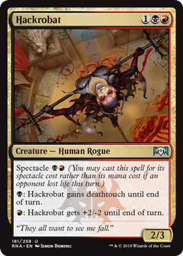 Hackrobat (Ravnica Allegiance) Near Mint Foil