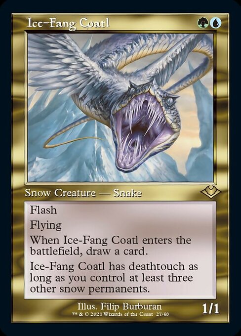 Ice-Fang Coatl (Modern Horizons 1 Retro Frames) Near Mint Foil