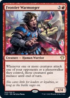 Frontier Warmonger (Commander 2020 Ikoria) Near Mint