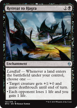 Retreat to Hagra (Battle for Zendikar) Near Mint
