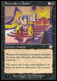 Pretender's Claim (Mercadian Masques) Near Mint