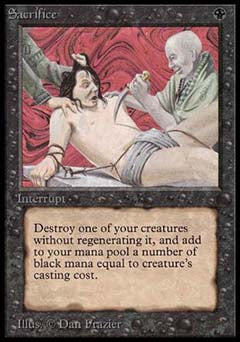 Sacrifice (Beta) Near Mint