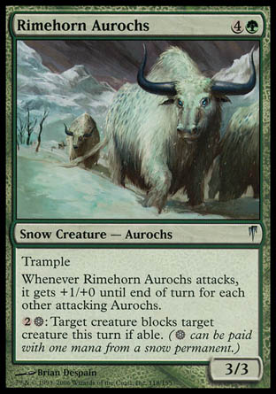 Rimehorn Aurochs (Coldsnap) Near Mint
