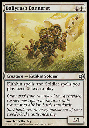 Ballyrush Banneret (Morningtide) Near Mint Foil Japanese