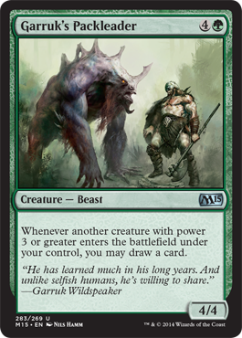 Garruk s Packleader (Magic 2015 Core Set) Near Mint