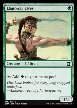 Llanowar Elves (Eternal Masters) Near Mint Foil