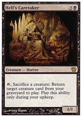 Hell's Caretaker (9th Edition) Near Mint Foil