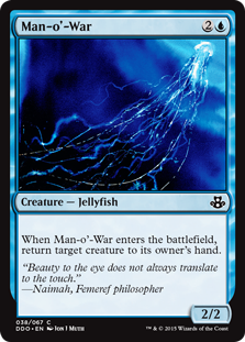 Man-o'-War (Duel Decks: Kiora vs Elspeth) Near Mint