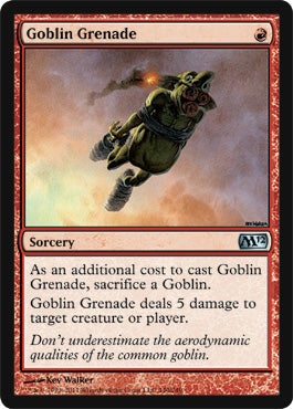 Goblin Grenade (Magic 2012 Core Set) Near Mint Foil