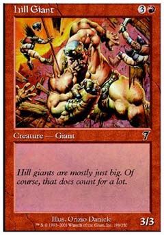 Hill Giant (7th Edition) Near Mint Foil