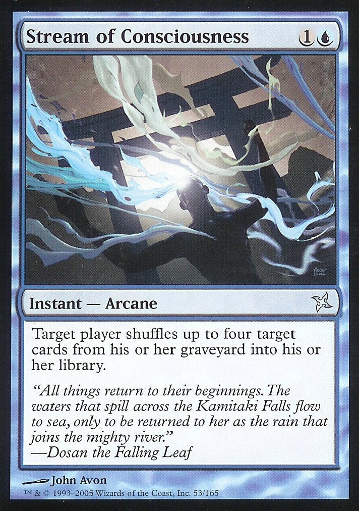 Stream of Consciousness (Betrayers of Kamigawa) Near Mint Foil