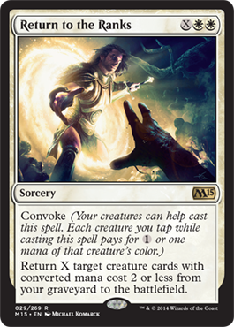 Return to the Ranks (Magic 2015 Core Set) Near Mint