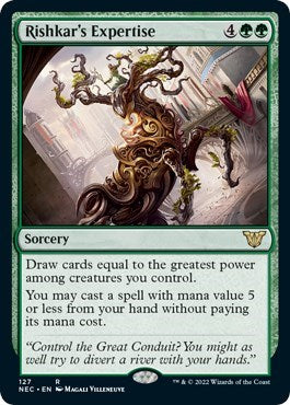 Rishkar's Expertise (Commander: Kamigawa: Neon Dynasty) Near Mint