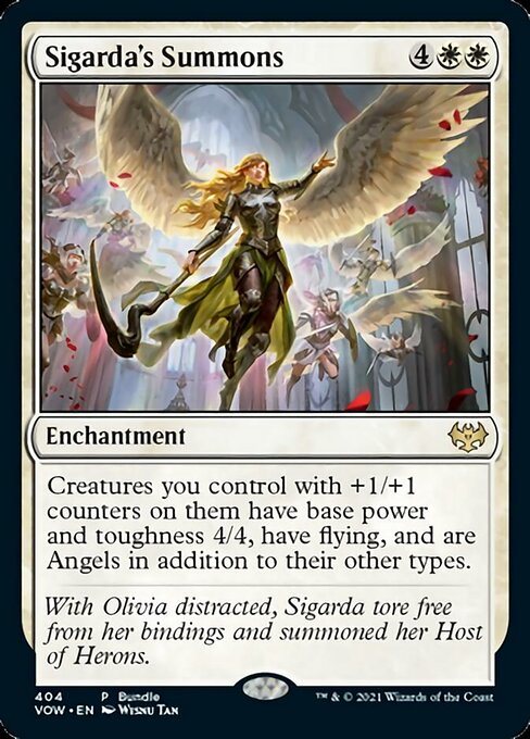 Sigarda's Summons (Promo Pack) (Innistrad: Crimson Vow) Near Mint