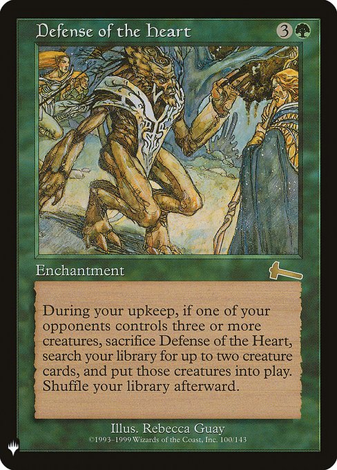 Defense of the Heart (Mystery Booster) Near Mint